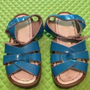 Salt water sandals, size 8 toddler
